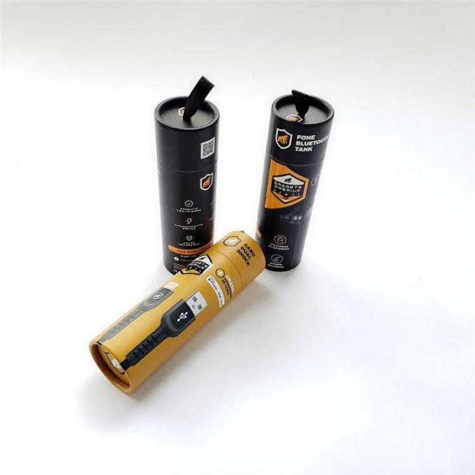 High quality Printed Creative Round Kraft Paper Tube Packaging For Food Packaging