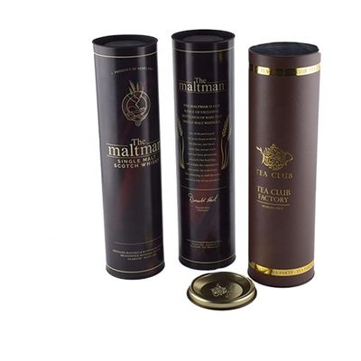 गैर-प्रदूषणकारी कार्डबोर्ड वाइन ट्यूब, जैविक ब्रांडी बोतल प्रस्तुति बॉक्स