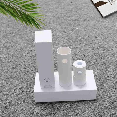 डिस्पोजेबल चाइल्ड रेसिस्टेंट पेपर ट्यूब व्हाइट कार्डबोर्ड ट्यूब लोगो सेफ्टी लॉक वेप सिलेंडर को कस्टमाइज़ करें