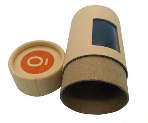 विंडो के साथ फ्लेक्सो पेपर ट्यूब पैकेजिंग, 2 मिमी साफ़ विंडो बॉक्स पैकेजिंग